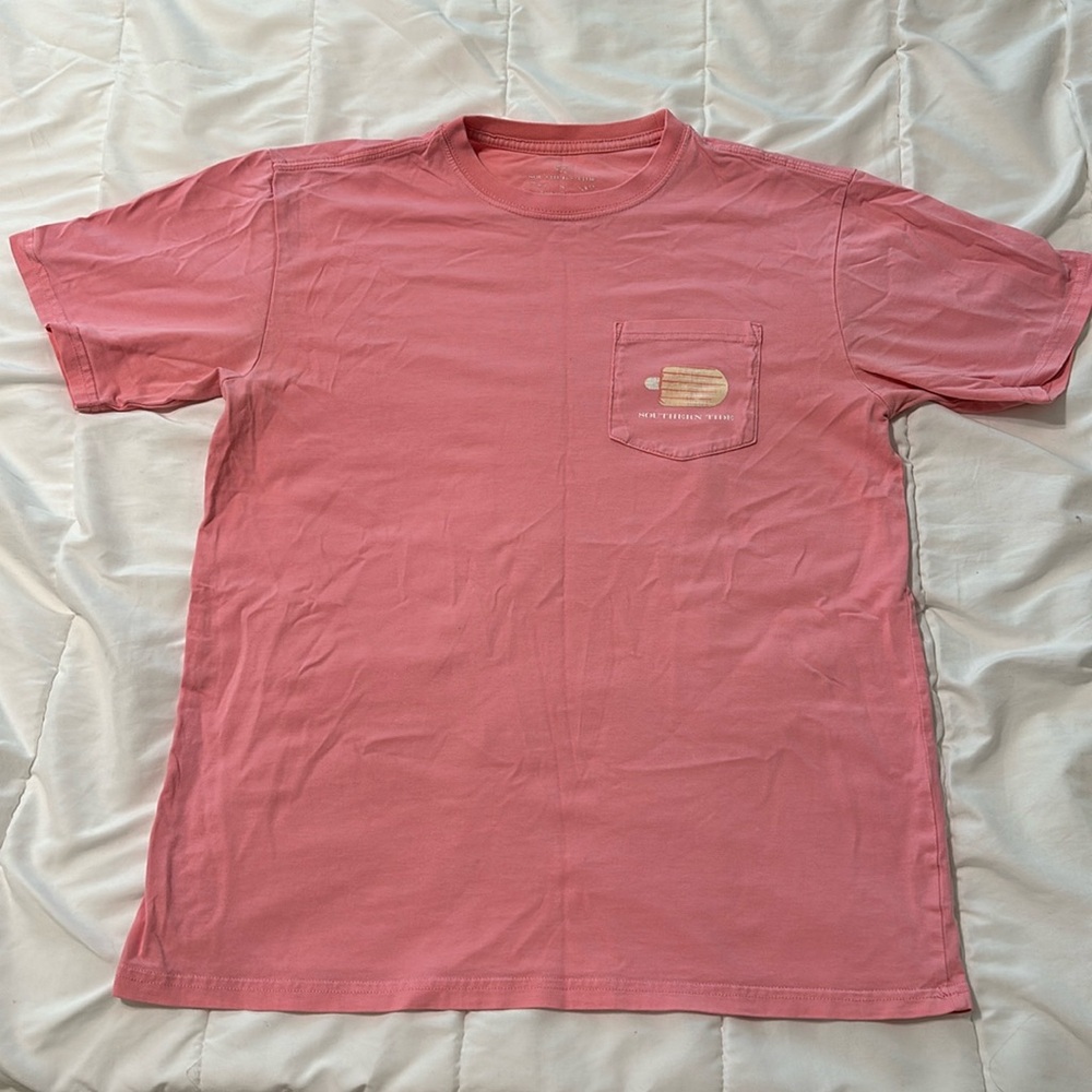 Southern Tide pink summery T-shirt in size S